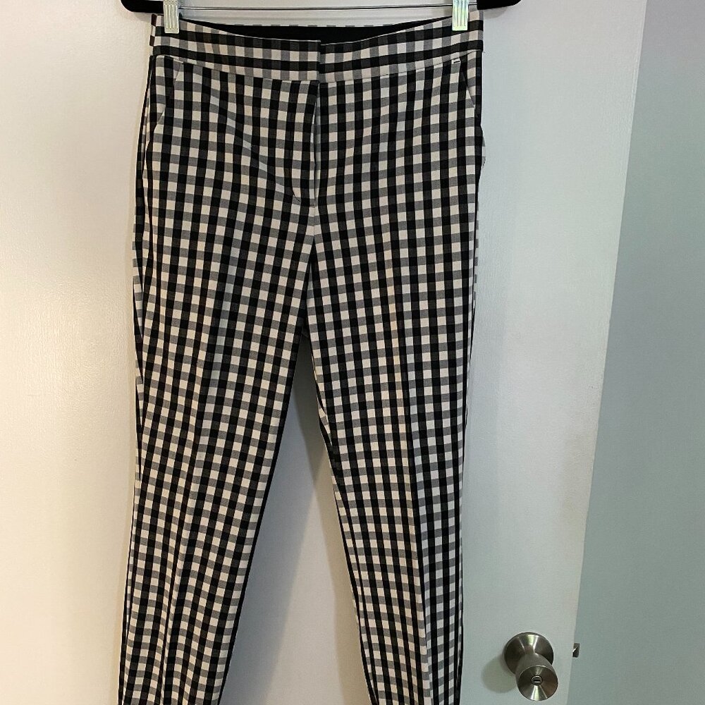 Express black and white Checkered pant